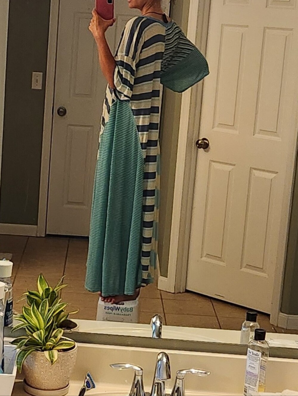 Large Free People Shellyanne Striped Maxi - Picture 5 of 7